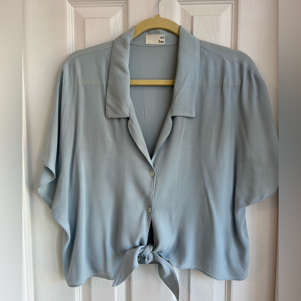 Wilfred Free Tie Front Blouse